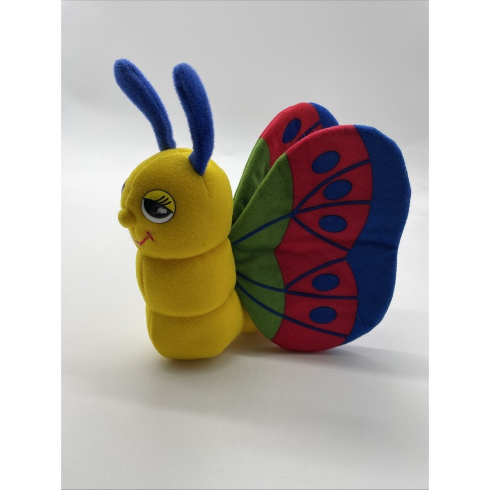 Vtg 1987‎ Dakin Cocoon Butterfly Plush Endangered Species